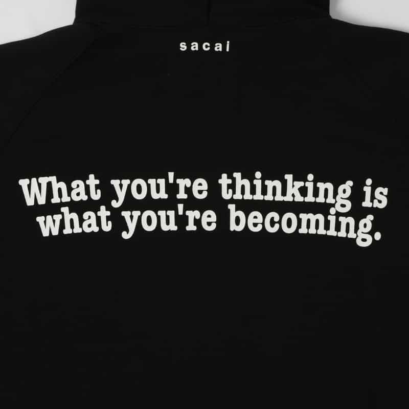 SACAI SACAI＜サカイ＞ グラフィックスウェットフーディ BLACK