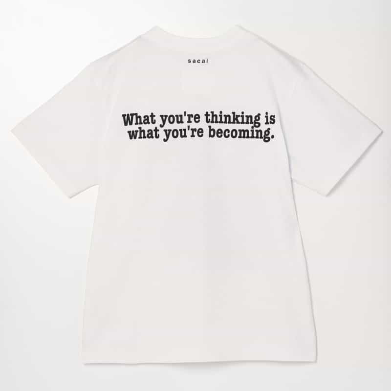 SACAI SACAI＜サカイ＞ グラフィックTシャツ WHITE