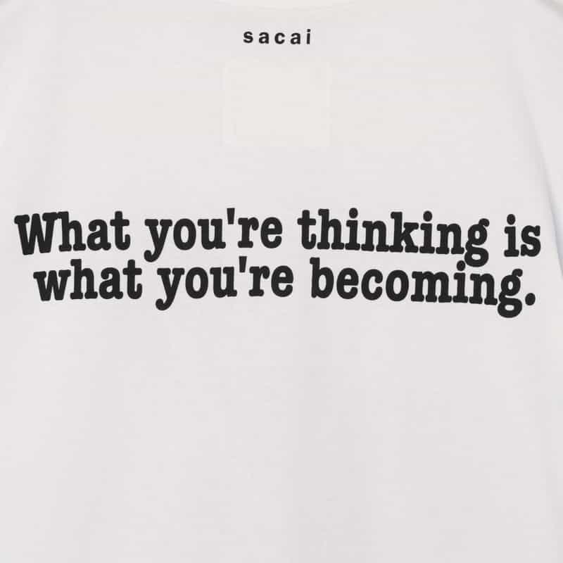 SACAI SACAI＜サカイ＞ グラフィックTシャツ WHITE