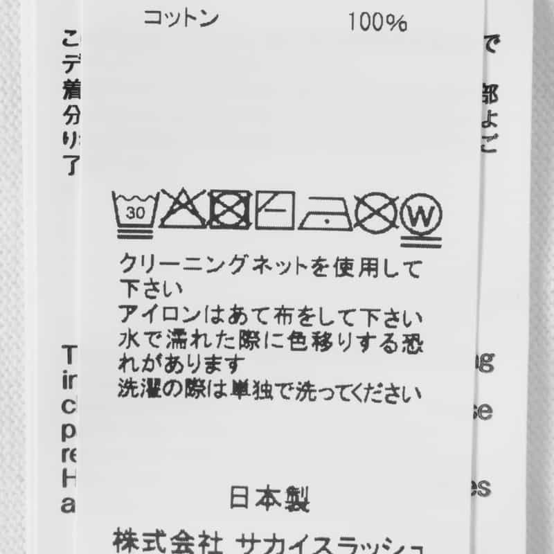 SACAI SACAI＜サカイ＞ グラフィックTシャツ WHITE