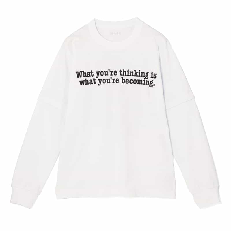 SACAI＜サカイ＞ グラフィックロングスリーブカットソー