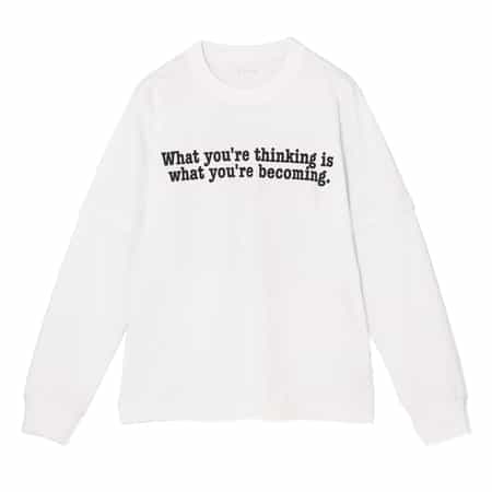 SACAI＜サカイ＞ グラフィックロングスリーブカットソー