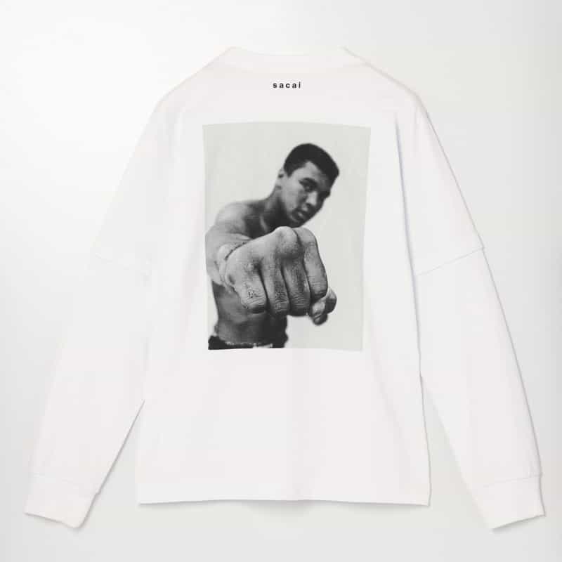 SACAI SACAI＜サカイ＞ グラフィックロングスリーブカットソー WHITE