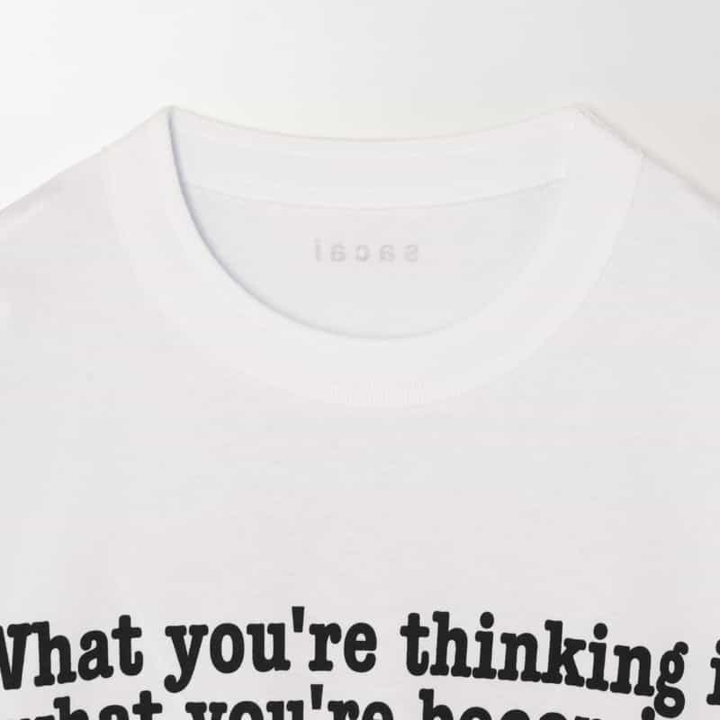 SACAI SACAI＜サカイ＞ グラフィックロングスリーブカットソー WHITE