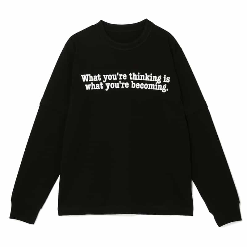 SACAI＜サカイ＞ グラフィックロングスリーブカットソー