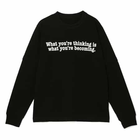 SACAI＜サカイ＞ グラフィックロングスリーブカットソー