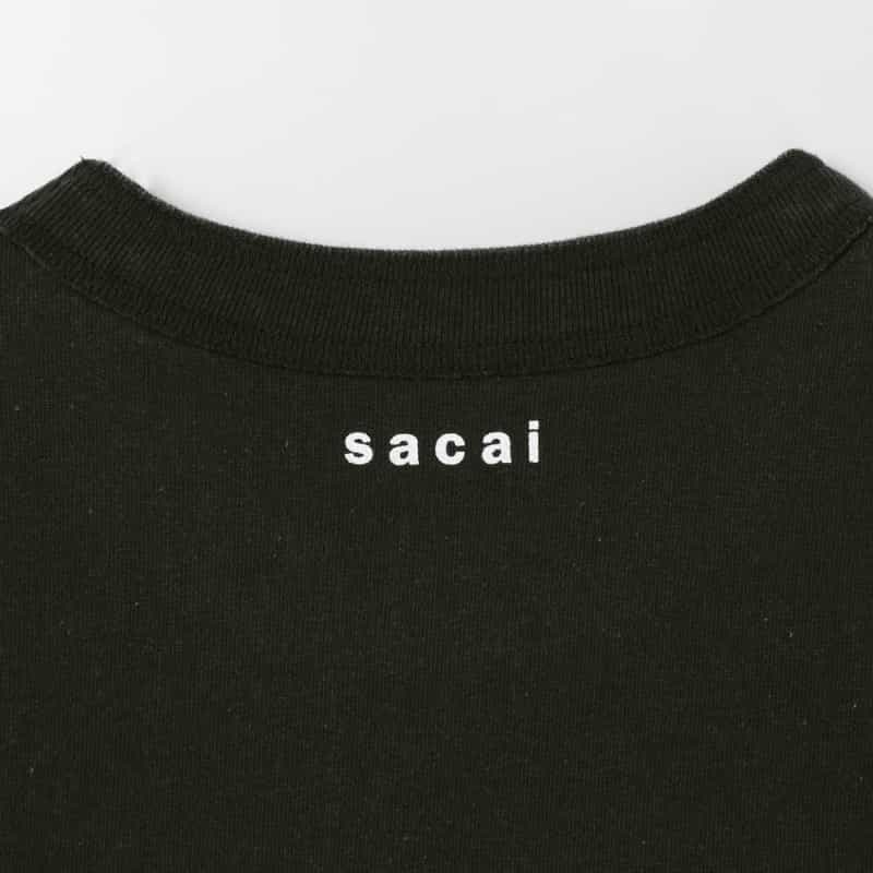 SACAI SACAI＜サカイ＞ グラフィックTシャツ BLACK