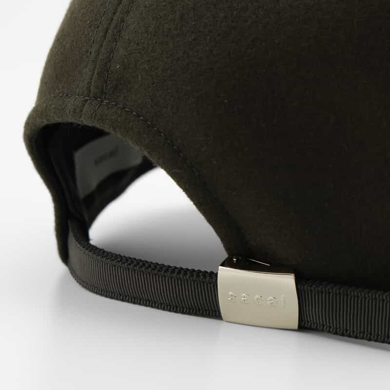 SACAI SACAI＜サカイ＞ ロゴ入りキャップ KHAKI