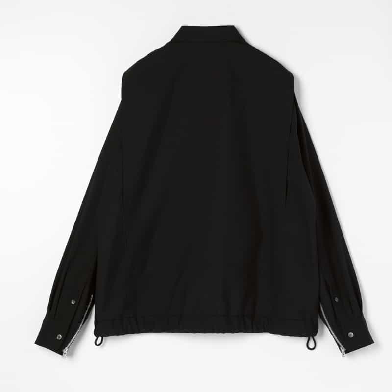 SACAI SACAI＜サカイ＞ スーチング素材ブルゾン BLACK