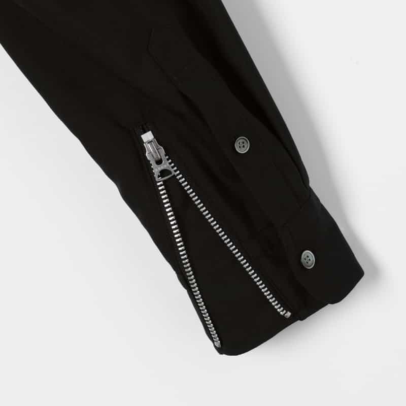 SACAI SACAI＜サカイ＞ スーチング素材ブルゾン BLACK