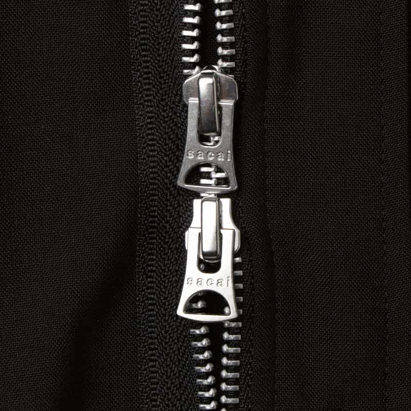 SACAI SACAI＜サカイ＞ スーチング素材ブルゾン BLACK