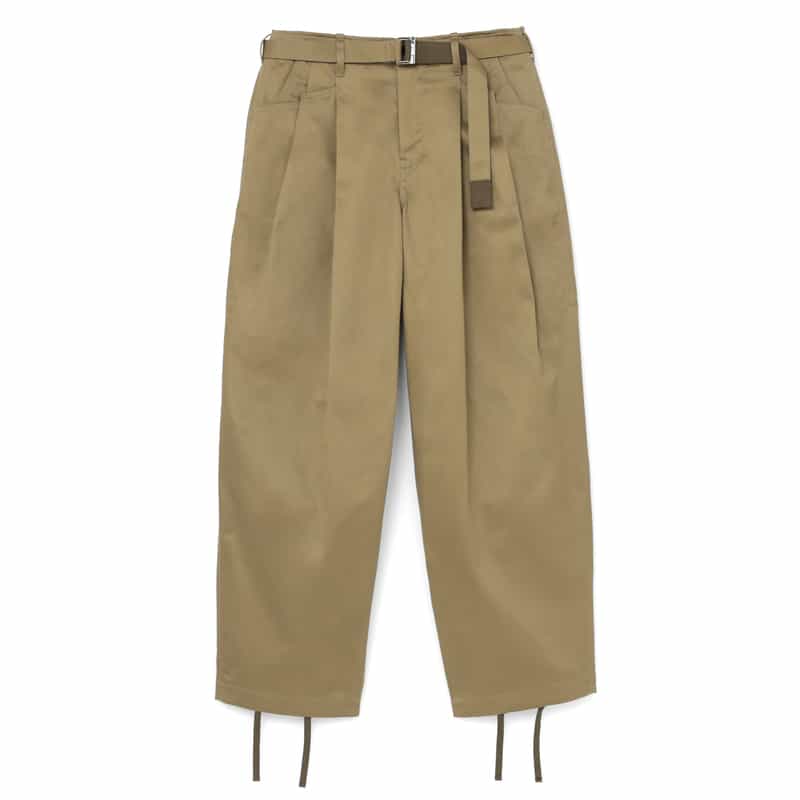 SACAI SACAI＜サカイ＞ コットンチノパンツ BEIGE