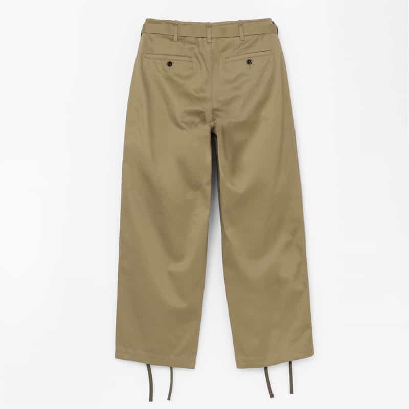 SACAI SACAI＜サカイ＞ コットンチノパンツ BEIGE
