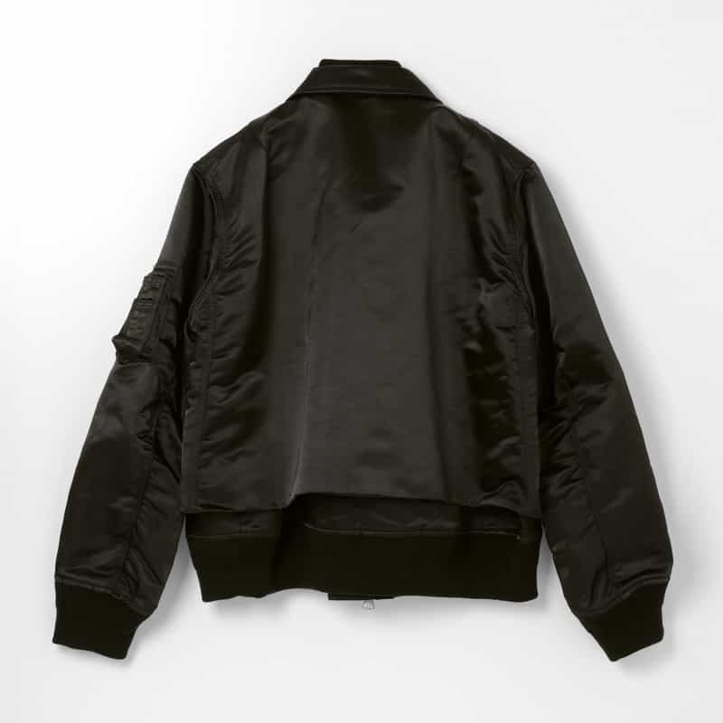 SACAI SACAI＜サカイ＞ コンビネーションフライトジャケット BLACK