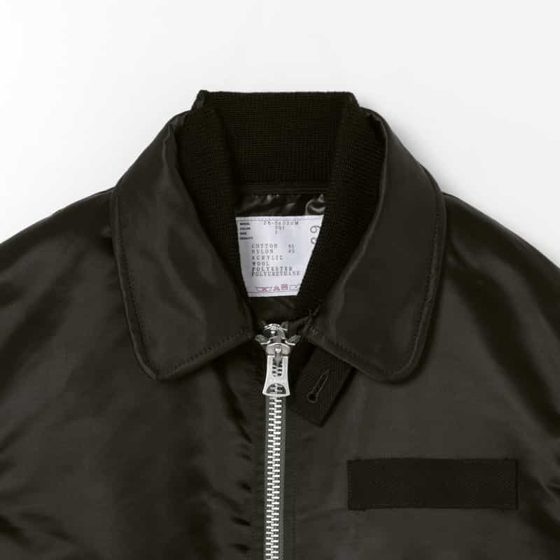SACAI SACAI＜サカイ＞ コンビネーションフライトジャケット BLACK