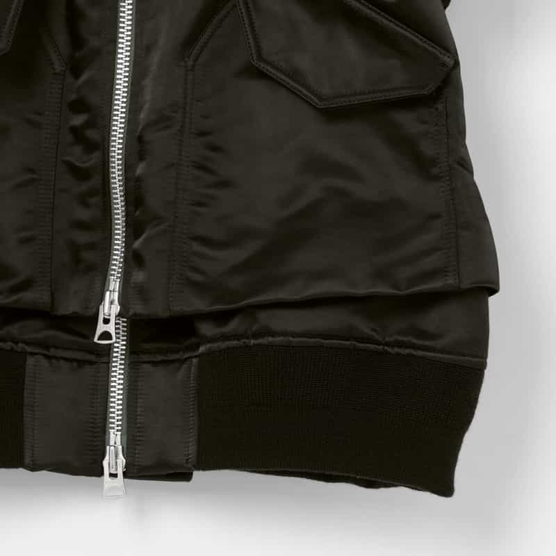SACAI SACAI＜サカイ＞ コンビネーションフライトジャケット BLACK