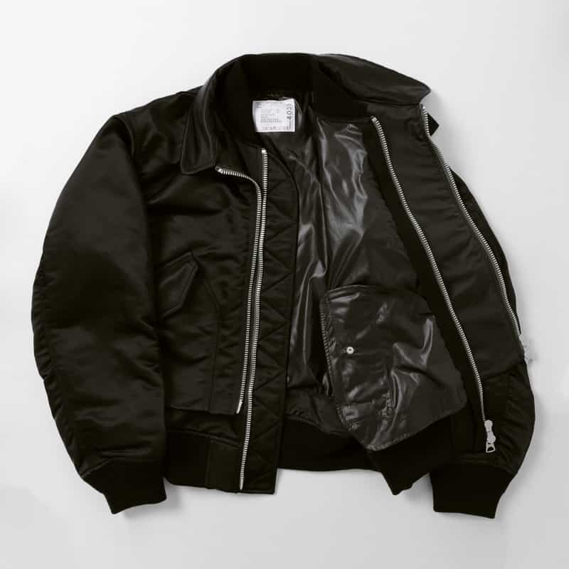 SACAI SACAI＜サカイ＞ コンビネーションフライトジャケット BLACK