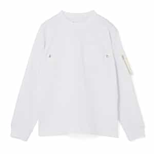 SACAI＜サカイ＞ コットンジャージーロングスリーブTシャツ