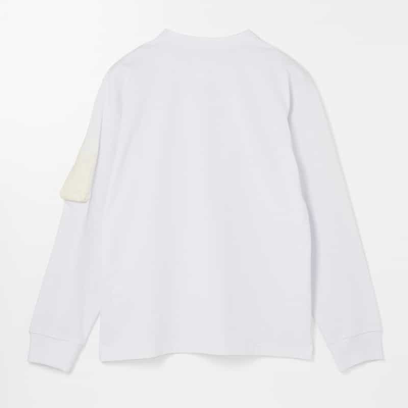 SACAI SACAI＜サカイ＞ コットンジャージーロングスリーブTシャツ WHITE