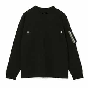 SACAI＜サカイ＞ コットンジャージーロングスリーブTシャツ