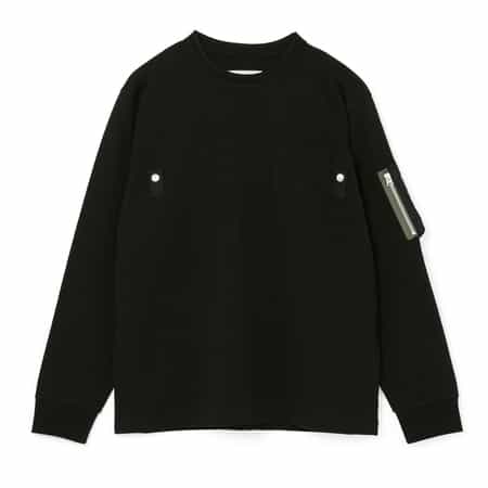 SACAI＜サカイ＞ コットンジャージーロングスリーブTシャツ
