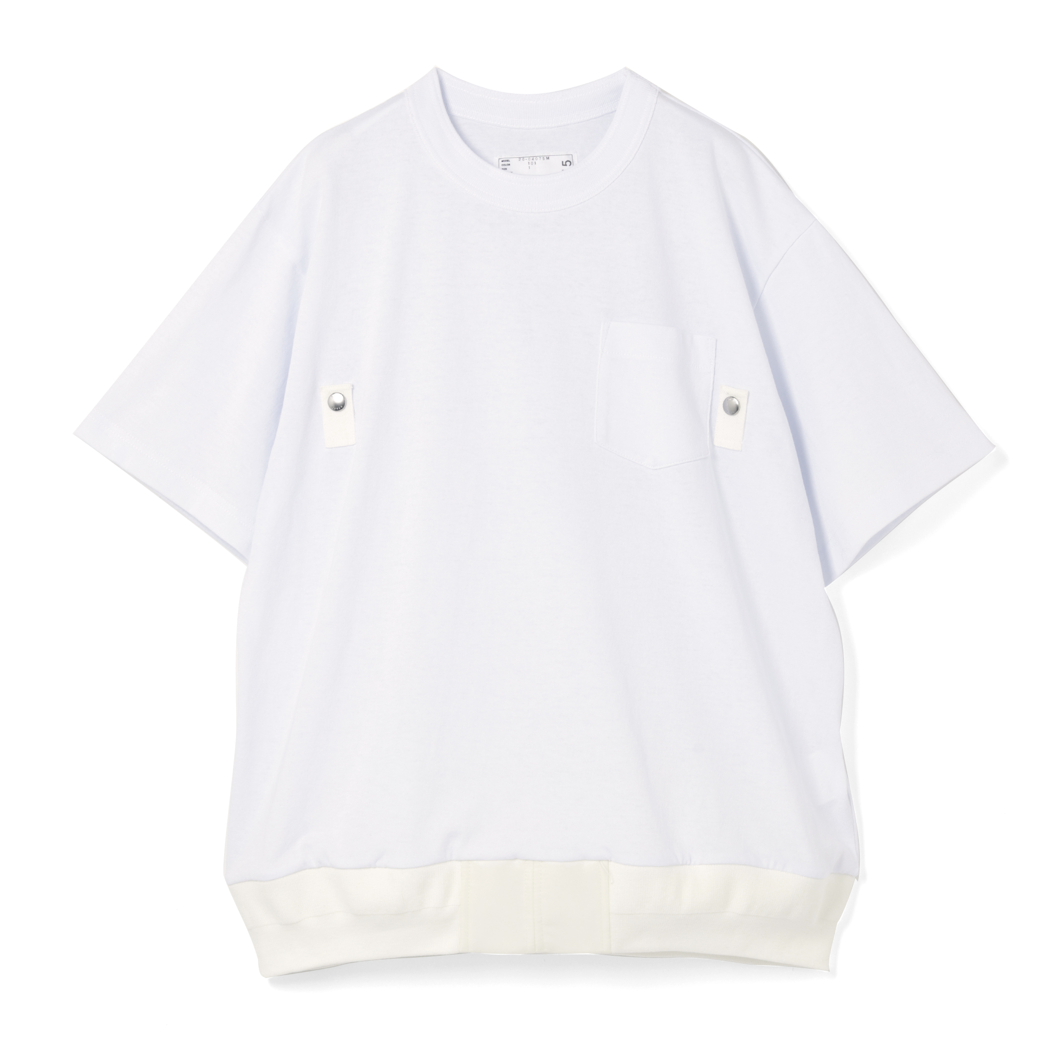 SACAI＜サカイ＞ コットンジャージーTシャツ