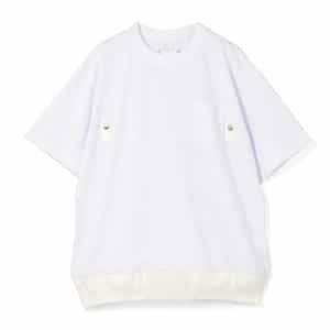 SACAI＜サカイ＞ コットンジャージーTシャツ