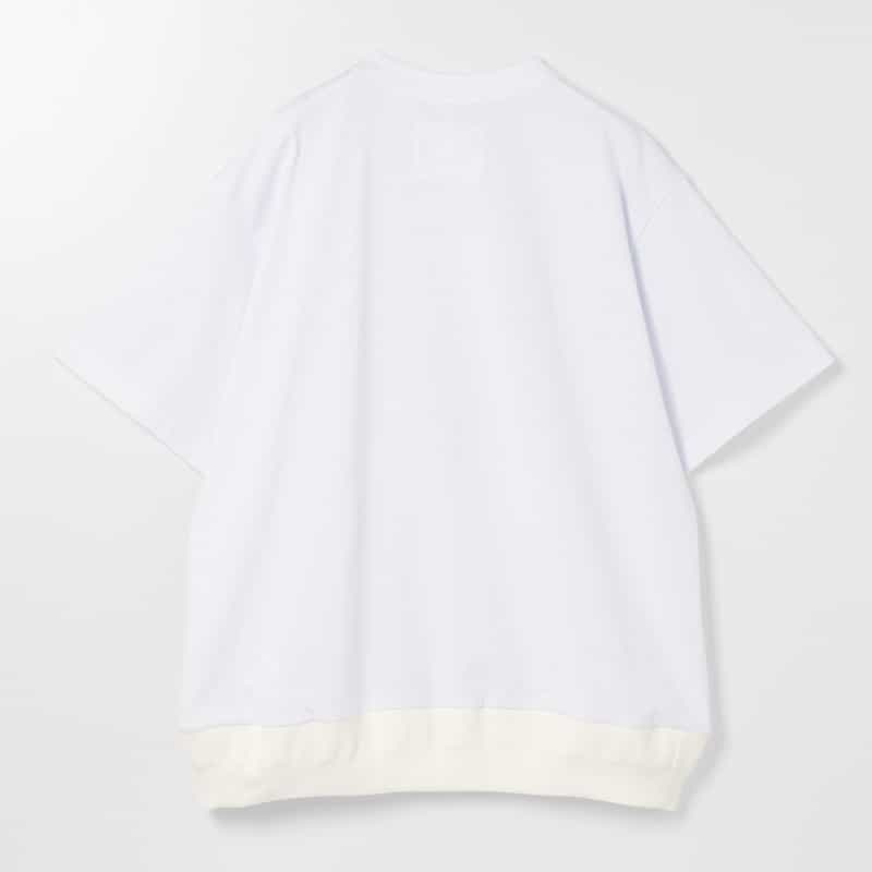 SACAI SACAI＜サカイ＞ コットンジャージーTシャツ WHITE