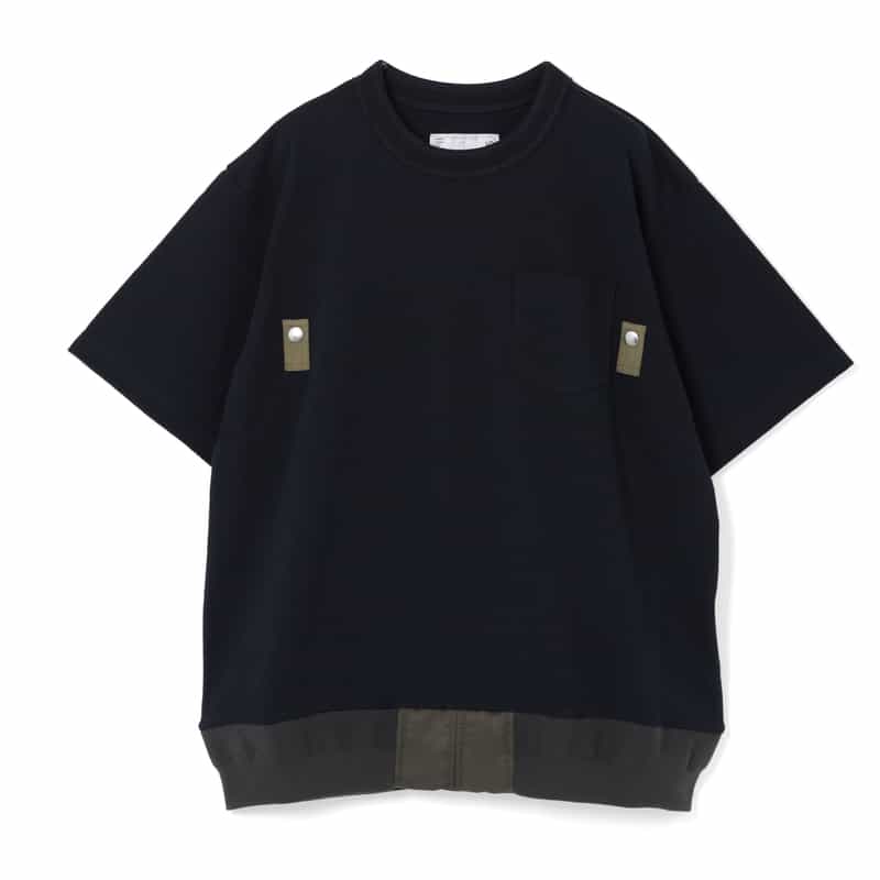 SACAI SACAI＜サカイ＞ コットンジャージーTシャツ NAVY