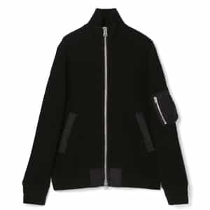 SACAI＜サカイ＞ ジップアップニットブルゾン