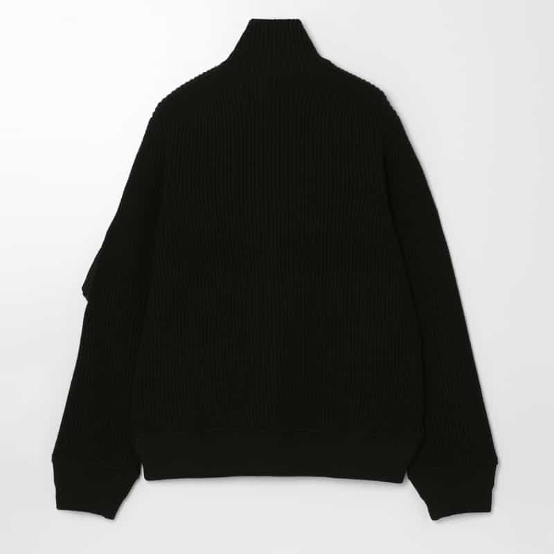 SACAI SACAI＜サカイ＞ ジップアップニットブルゾン BLACK