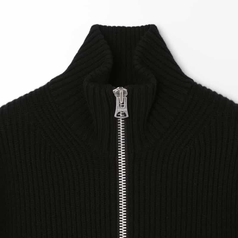 SACAI SACAI＜サカイ＞ ジップアップニットブルゾン BLACK