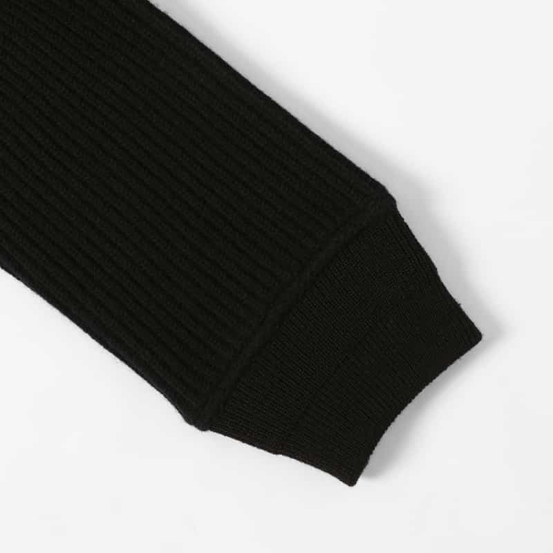 SACAI SACAI＜サカイ＞ ジップアップニットブルゾン BLACK