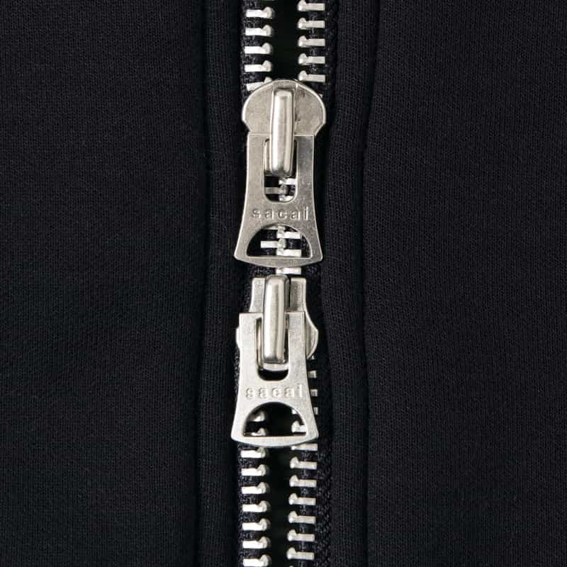SACAI SACAI＜サカイ＞ コンビネーション ジップアップパーカー NAVY