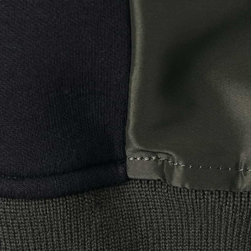SACAI SACAI＜サカイ＞ コンビネーション ジップアップパーカー NAVY