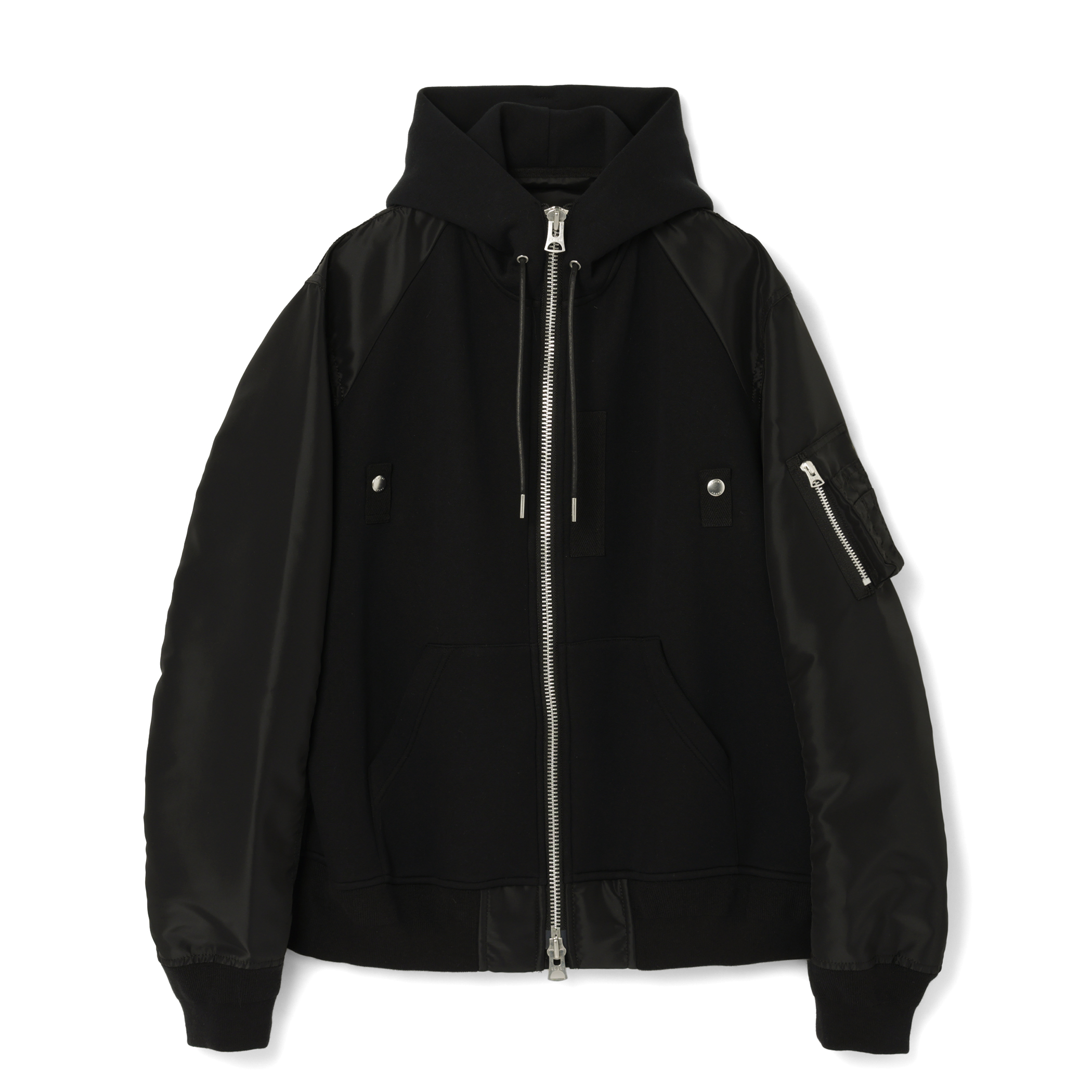 SACAI＜サカイ＞ コンビネーション ジップアップパーカー