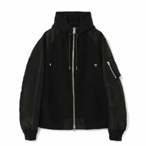 SACAI＜サカイ＞ コンビネーション ジップアップパーカー