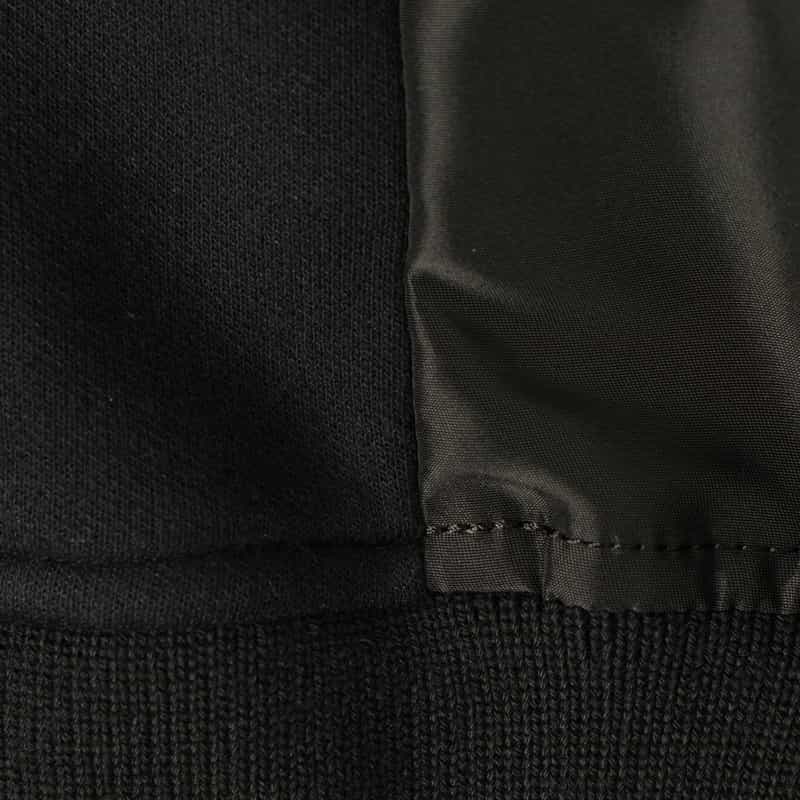 SACAI SACAI＜サカイ＞ コンビネーション ジップアップパーカー BLACK
