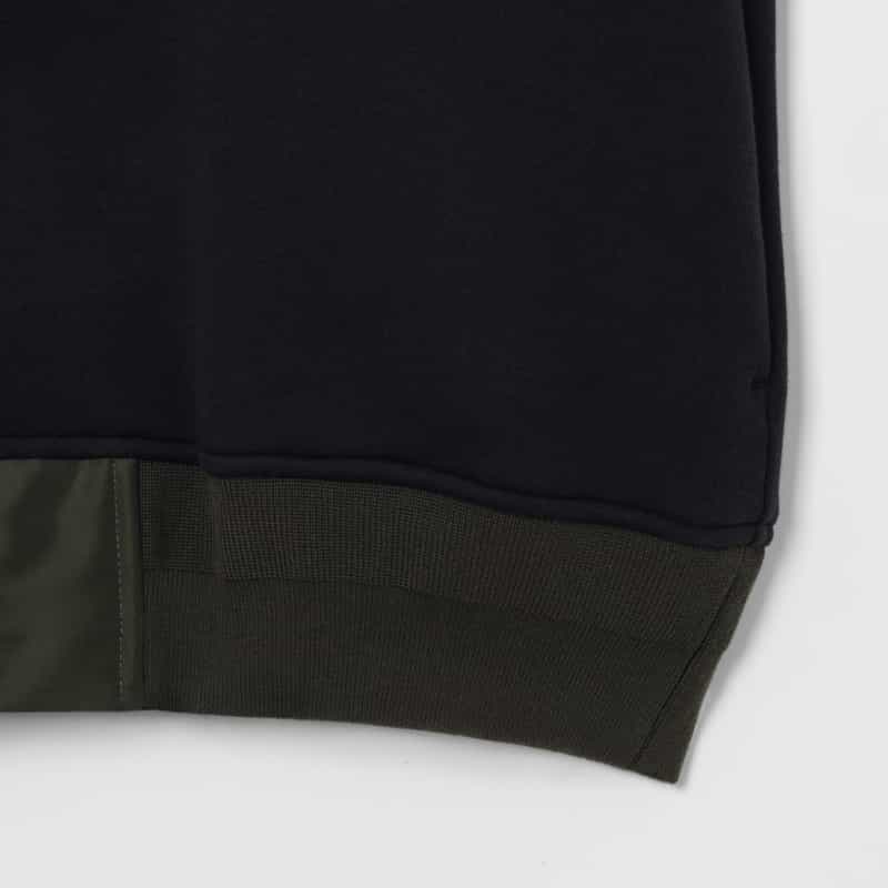 SACAI SACAI＜サカイ＞ コンビネーション スウェットポロシャツ NAVY