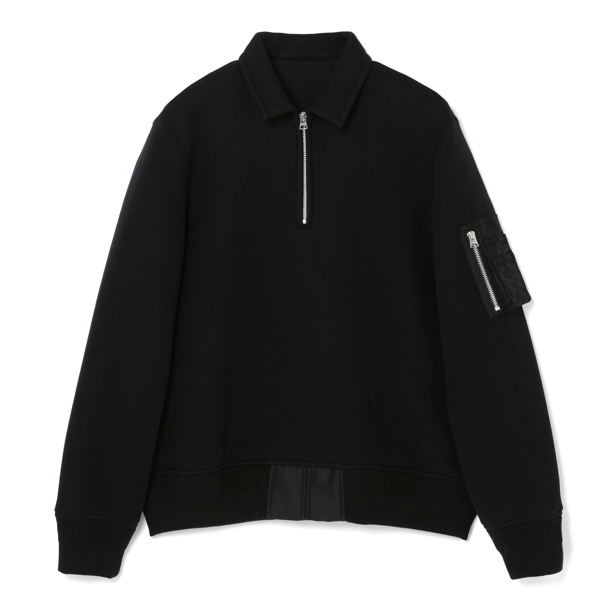SACAI＜サカイ＞ コンビネーション スウェットポロシャツ