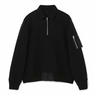 SACAI＜サカイ＞ コンビネーション スウェットポロシャツ