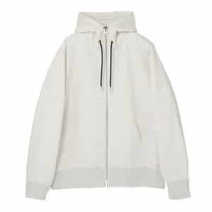SACAI＜サカイ＞ ジップアップスウェットフーディ