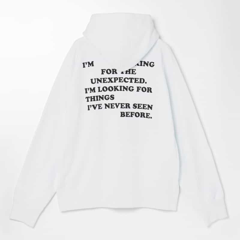 SACAI SACAI ＜サカイ＞ プリントスウェットフーディ WHITE