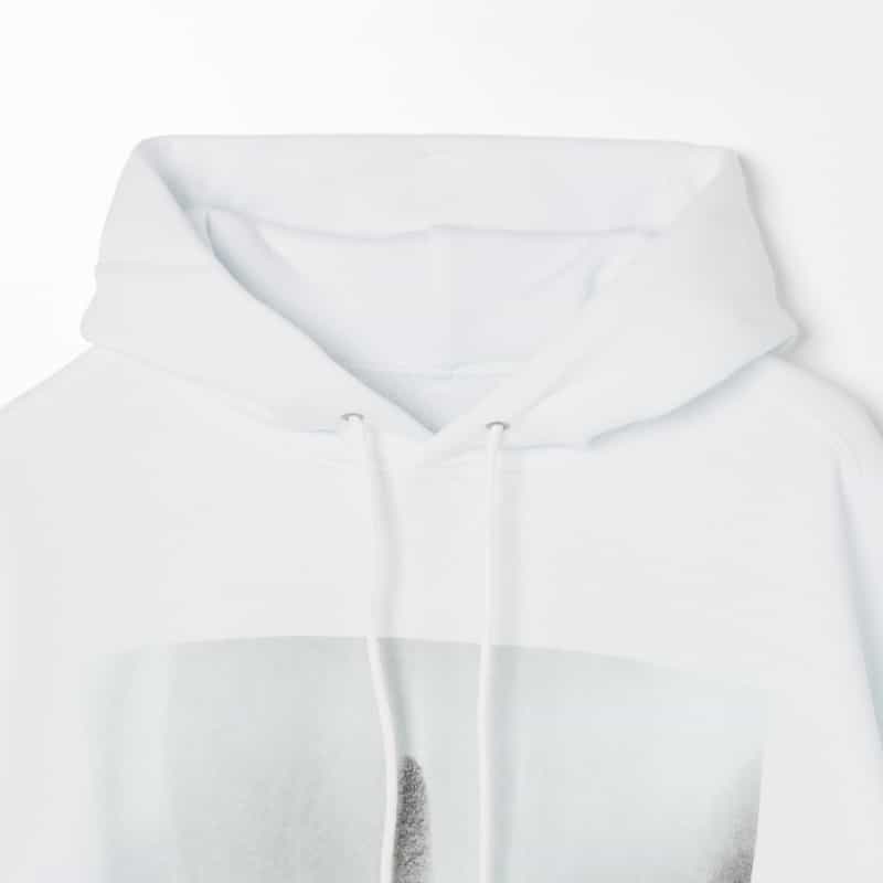 SACAI SACAI ＜サカイ＞ プリントスウェットフーディ WHITE