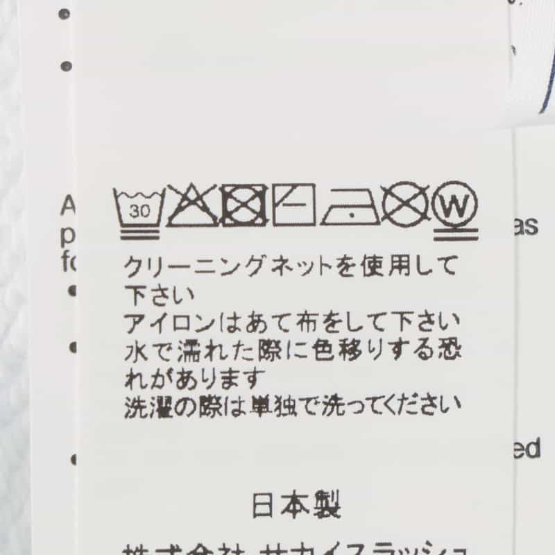 SACAI SACAI ＜サカイ＞ プリントスウェットフーディ WHITE