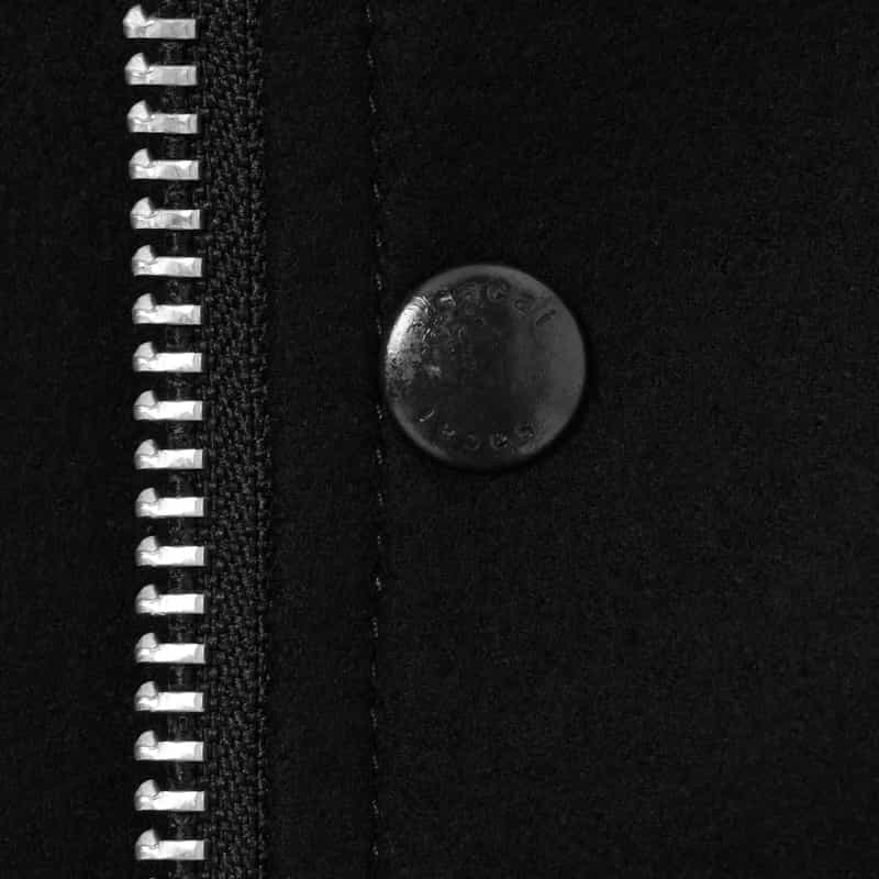 SACAI SACAI ＜サカイ＞ レザー切替 ジップアップウールブルゾン BLACK
