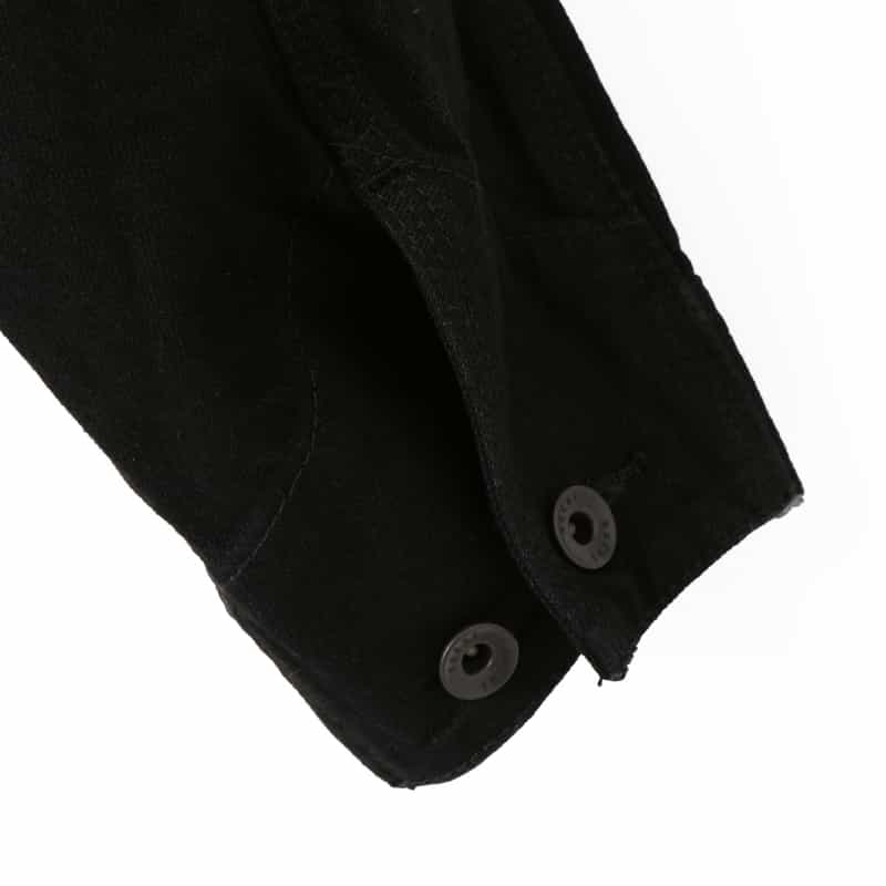 SACAI SACAI ＜サカイ＞ レザー切替 ジップアップデニムジャケット BLACK