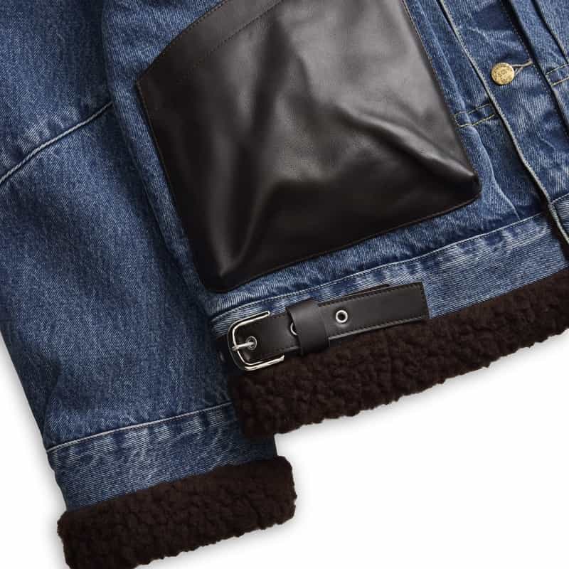 SACAI SACAI ＜サカイ＞ リーバイス コラボレート コンビネーションデニムジャケット BLUE