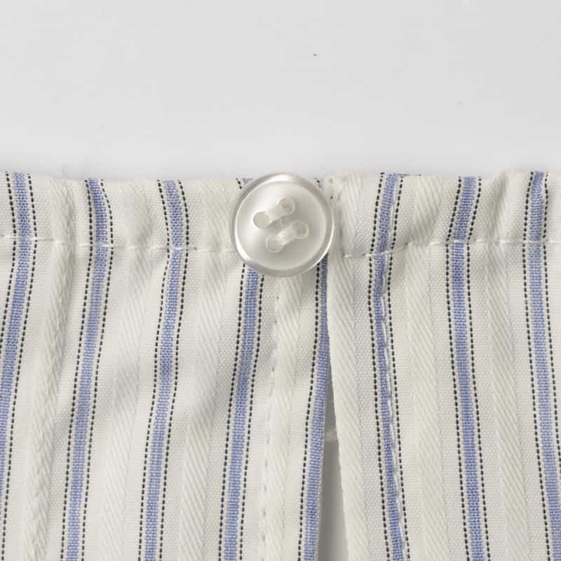 BARNEYS NEW YORK ウォッシャブル 異素材コンビネーションカットソー WHITE