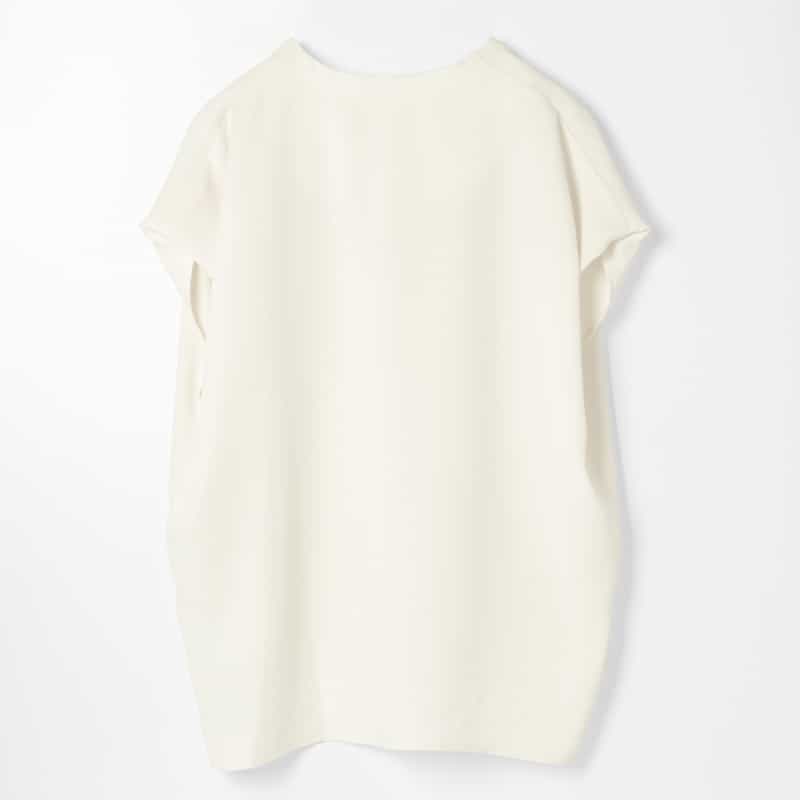 BARNEYS NEW YORK セットアップ ウォッシャブル ジョーゼット素材ブラウス OFF WHITE